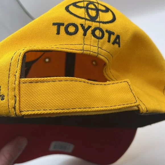 M&M'S Racing Velcro Hat Nascar Racing - Bright Yellow - Picture 7 of 7